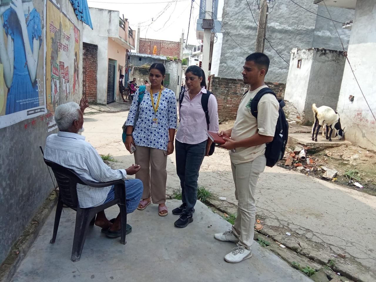 Team sharing helpline information